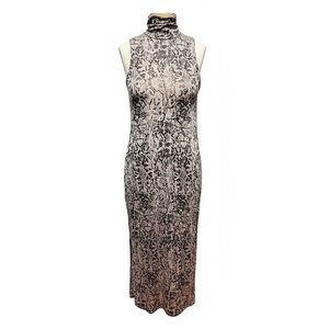 GARNET HILL SNAKE PRINT Maxi  DRESS